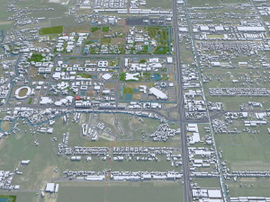 Pathum city Thani Thailand 70km Model 3D