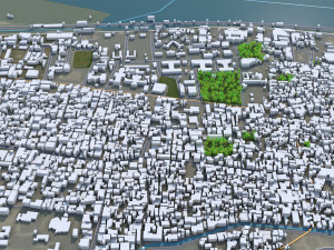 Patna city Bihar India 35km 3D Model