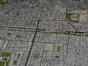 Patna city Bihar India 35km 3D Model