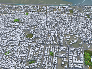 Patna city Bihar India 35km 3D Model