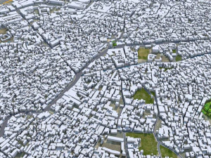 Peshawar city Pakistan 30km 3D Model