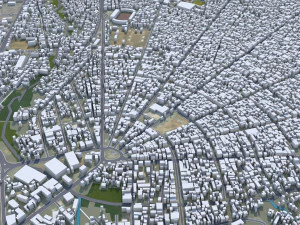 Pointe Noire Republic of the Congo 30km 3D Model