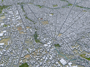 Pointe Noire Republic of the Congo 30km Modelo 3D