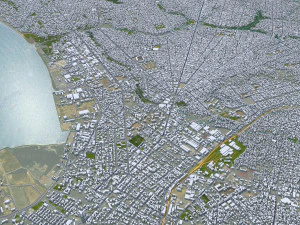 Pointe Noire Republic of the Congo 30km 3D Model