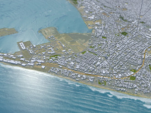 Pointe Noire Republic of the Congo 30km Modelo 3D
