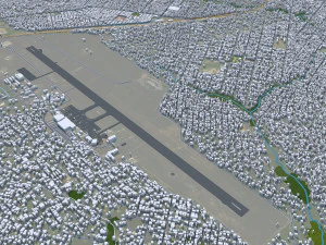 Pointe Noire Republic of the Congo 30km 3D Model