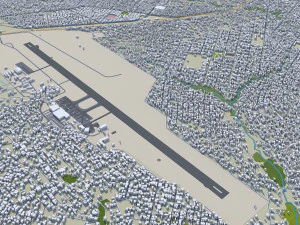 Pointe Noire Republic of the Congo 30km 3D Model