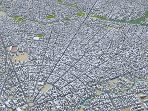 Pointe Noire Republic of the Congo 30km Modelo 3D