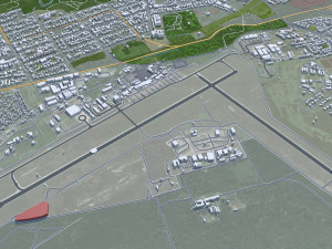 Port Elizabeth city South Africa 40km 3D 模型