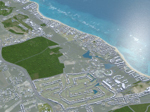 Punta Cana Dominican Republic city 45km 3D Model