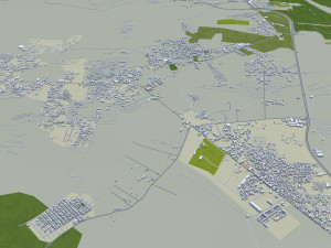 Punta Cana Dominican Republic city 45km 3D Model