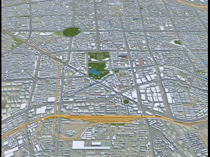 Qinhuangdao city Hebei China 60km 3D Model