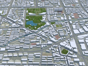 Qinhuangdao city Hebei China 60km 3D 模型