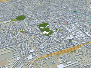 Qinhuangdao city Hebei China 60km 3D 模型