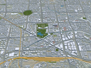 Qinhuangdao city Hebei China 60km 3D 模型