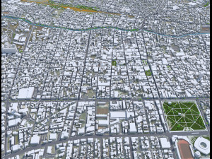 Queretaro city Mexico 45km 3D Model