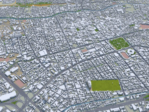 Queretaro city Mexico 45km 3D Model