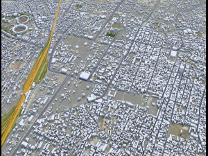 Quetta city Pakistan 40km 3D Model