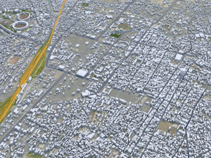 Quetta city Pakistan 40km 3D Model