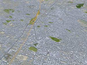 Quetta city Pakistan 40km 3D Model