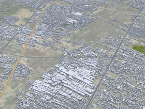 Quetta city Pakistan 40km 3D Model