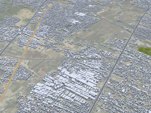 Quetta city Pakistan 40km 3D Model