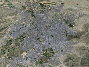 Quetta city Pakistan 40km 3D Model