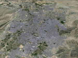 Quetta city Pakistan 40km 3D Model