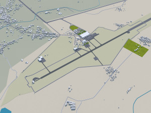 Raipur city Chhattisgarh India 30km 3D Model