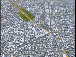 Rajkot city Gujarat India 35km Modello 3D