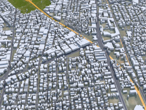 Rajkot city Gujarat India 35km Modello 3D