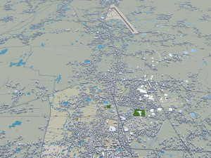 Rajshahi city Bangladesh 25km Modèle 3D