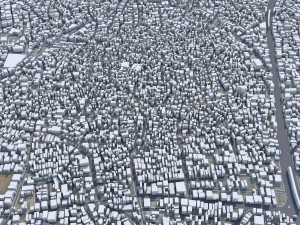 Rawalpindi city Pakistan 30km 3D 模型