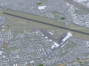 Rawalpindi city Pakistan 30km 3D 模型