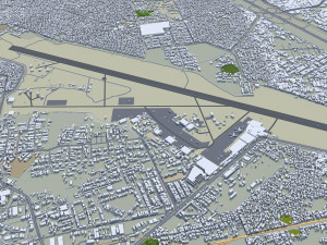 Rawalpindi city Pakistan 30km 3D 模型