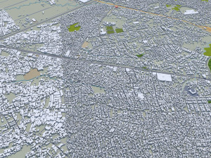 Rawalpindi city Pakistan 30km 3D 模型