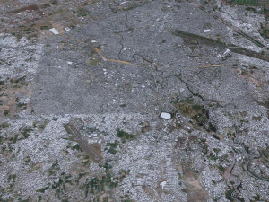 Rawalpindi city Pakistan 30km 3D Model