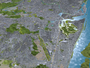 Recife city Brazil 30km 3D 模型