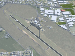 Reynosa city Tamaulipas Mexico 30km 3D 모델