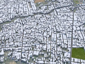 Salem city Tamil Nadu India 40km Modelo 3D