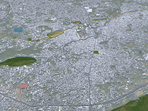Salem city Tamil Nadu India 40km Modelo 3D