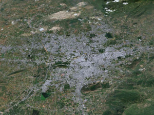 Salem city Tamil Nadu India 40km 3D Model