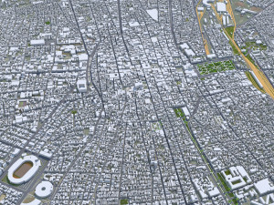 San Luis Potosi city Mexico 35km Modelo 3D