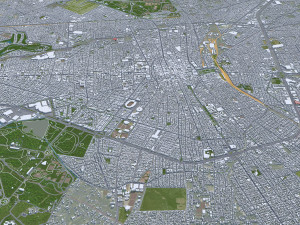 San Luis Potosi city Mexico 35km Modelo 3D