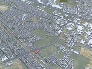 San Luis Potosi city Mexico 35km Modelo 3D
