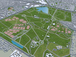 San Luis Potosi city Mexico 35km Modelo 3D