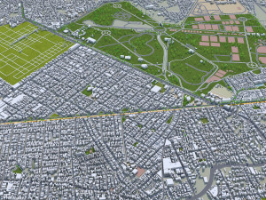 San Luis Potosi city Mexico 35km Modelo 3D