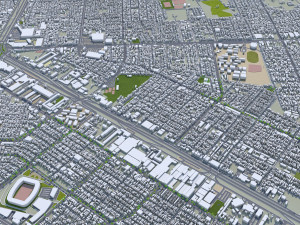 San Luis Potosi city Mexico 35km Modelo 3D
