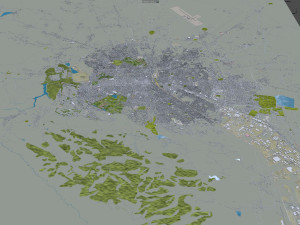 San Luis Potosi city Mexico 35km Modelo 3D