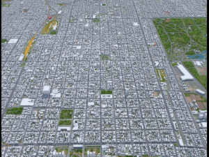 San Miguel de Tucuman city Argentina 30km Modèle 3D